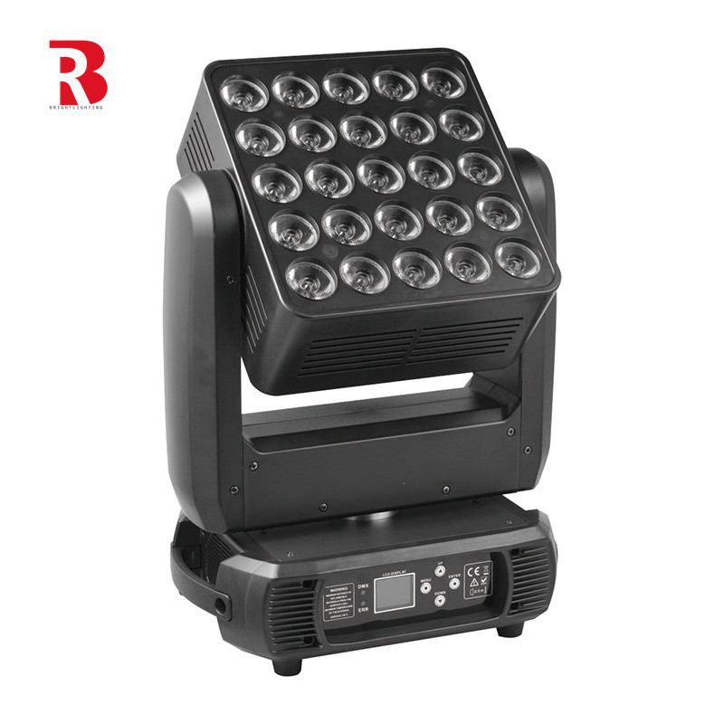 Led Professional 5*5 Matrix Moving Head 12W CREE 4-in-1 Stage Light per feste