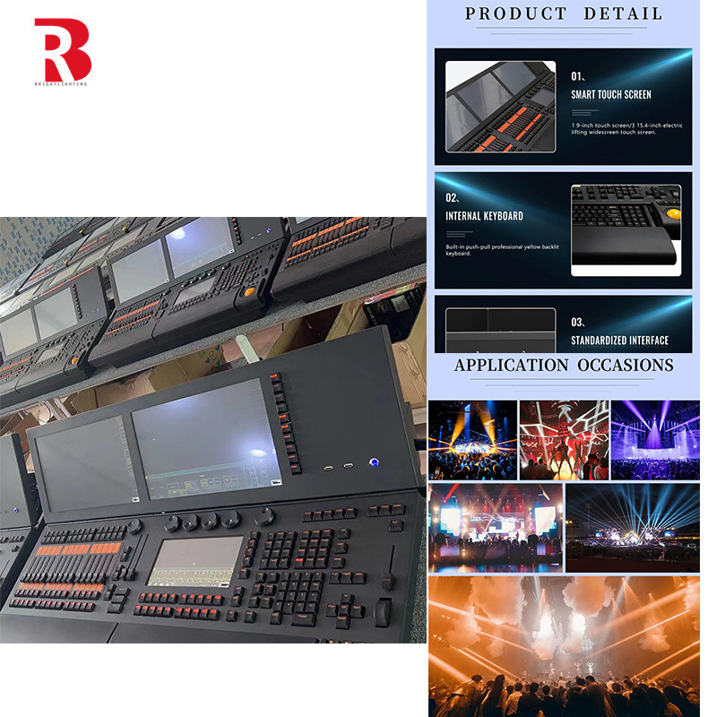 2 Illuminazione dello schermo MA Stage DMX Controller System Wide Range Channels Automatic