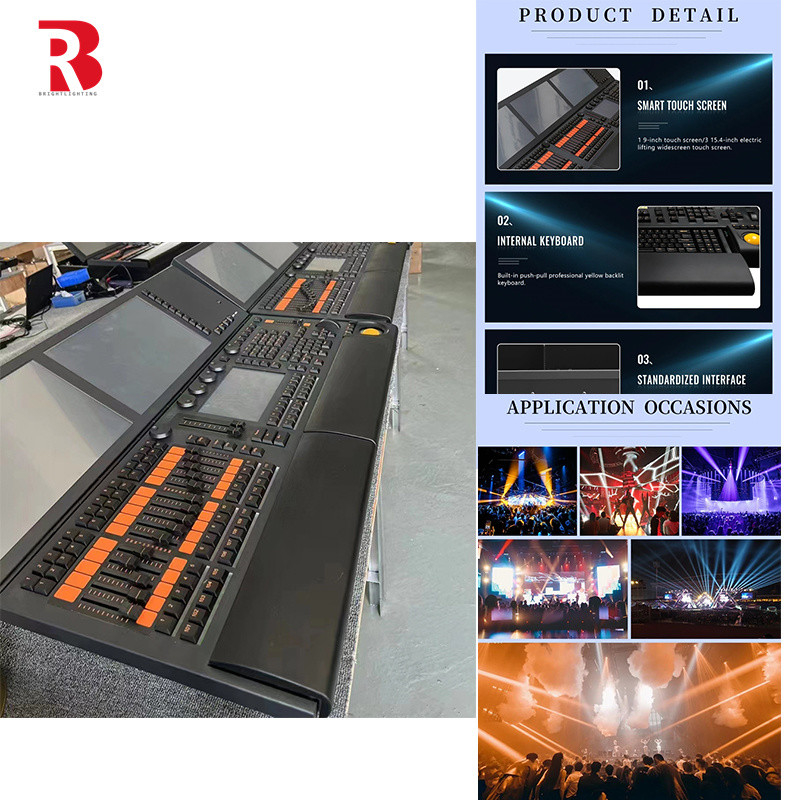 2 Illuminazione dello schermo MA Stage DMX Controller System Wide Range Channels Automatic