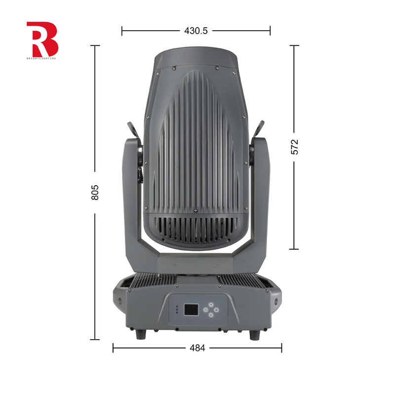 Luce da palco a testa mobile con fascio di luce laser impermeabile a LED da 260 W (versione Rocket).