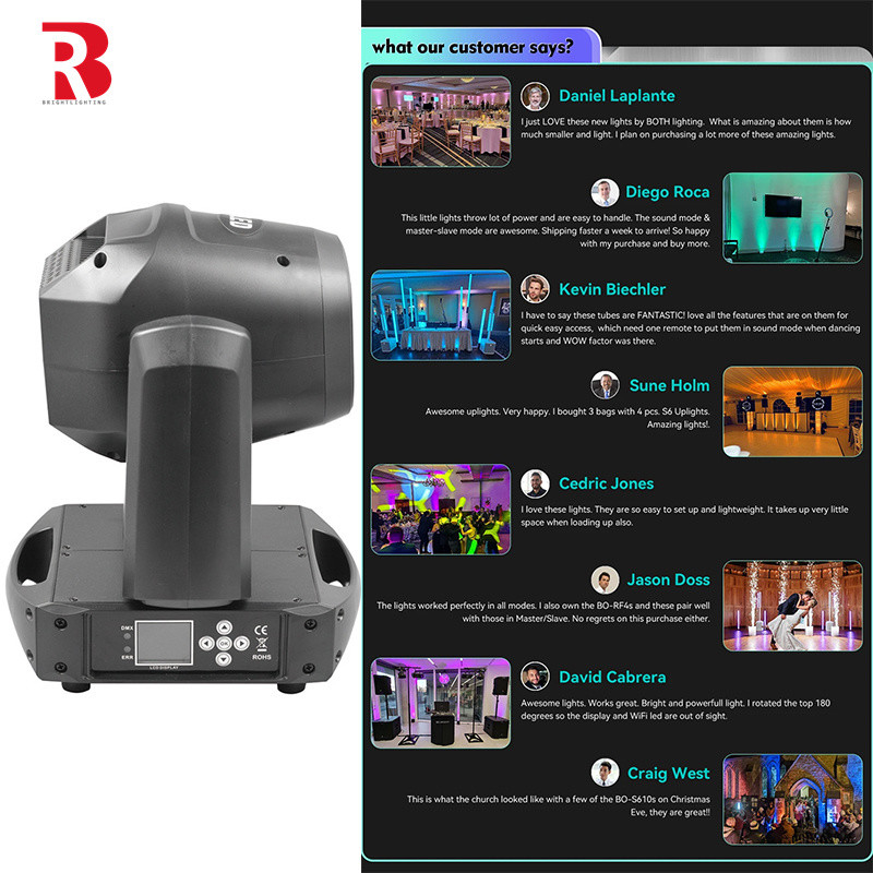 DMX512 Moving Head 100W LED Spot Beam Stage Light Per Teatro E Studio