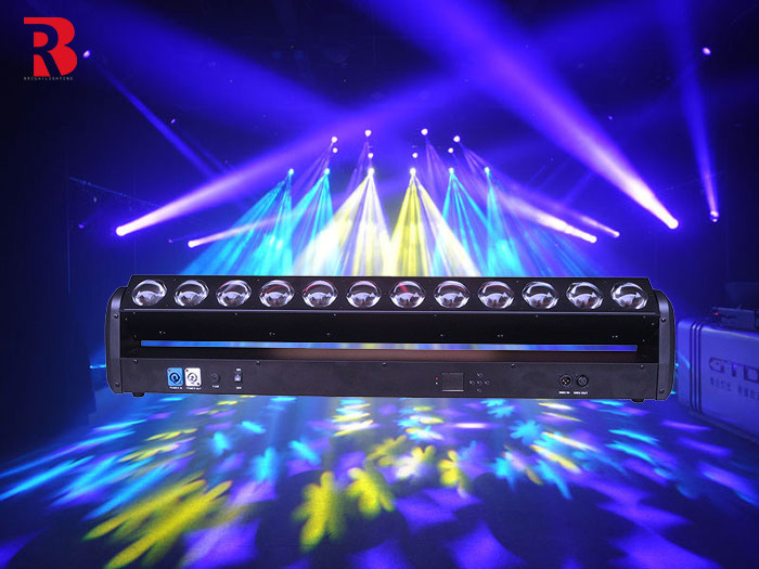 370W LED Bar Light 12*30W 13/57CH LED Moving Head Light Per l'intrattenimento