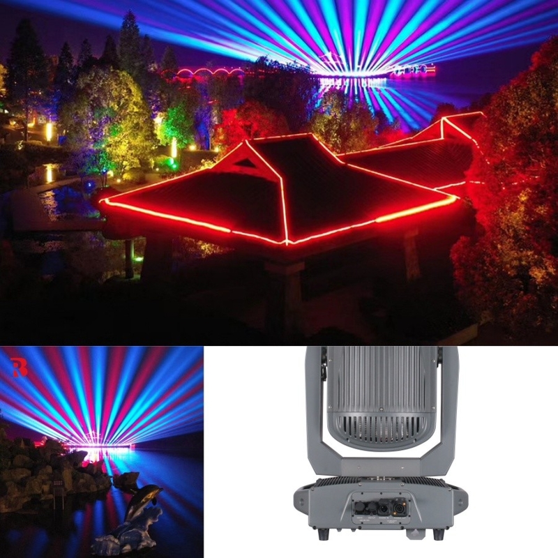 260W impermeabile Moving Head Light Beam Laser Stage per teatri all'aperto