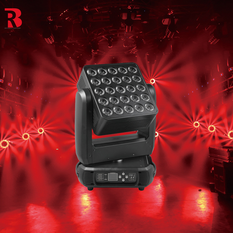 400W 25*12W RGBW DMX512 LED Moving Head Light per spettacolo sul palco professionale
