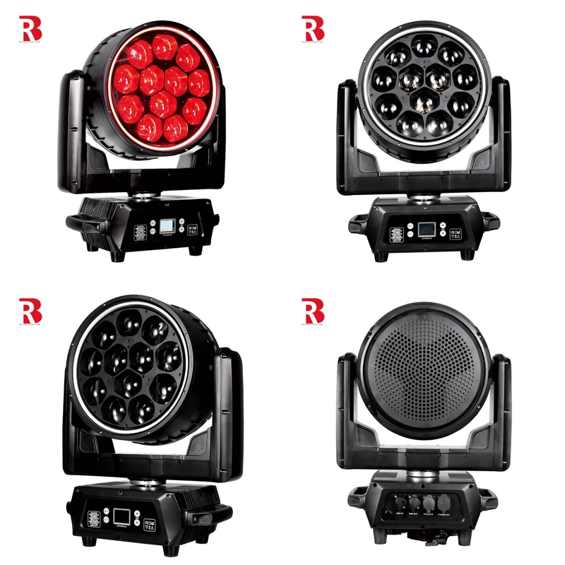 12*40W DMX RGBW Indoor LED Beeye Moving Head Wash Zoom Light per eventi di nozze
