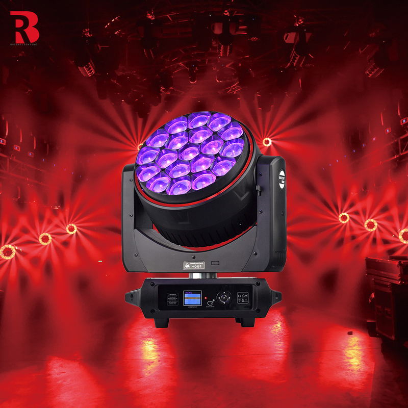 LED 19*40W Zoom Beeye DMX512 LED Moving Head Stage Light per l'intrattenimento