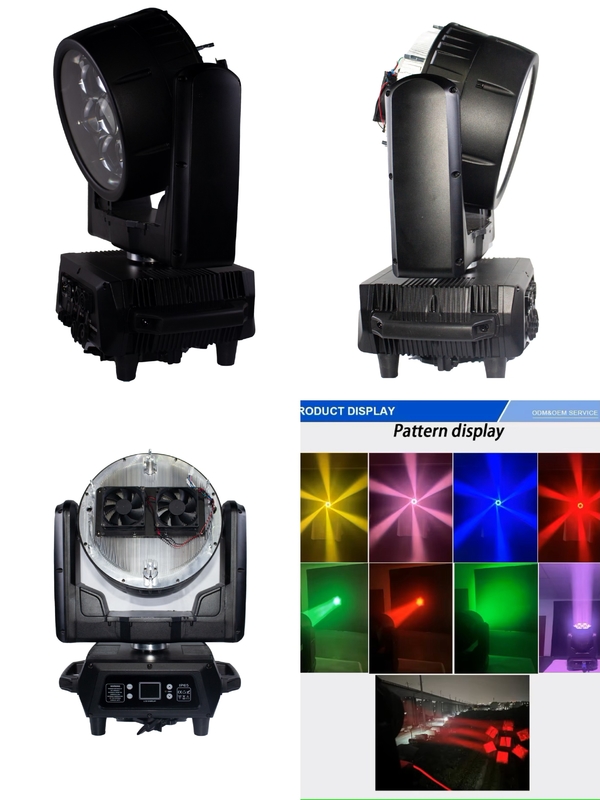 DMX512 Mini 7*40w Led Wash Zoom Light Beeye Stage DJ Light Per Disco Club