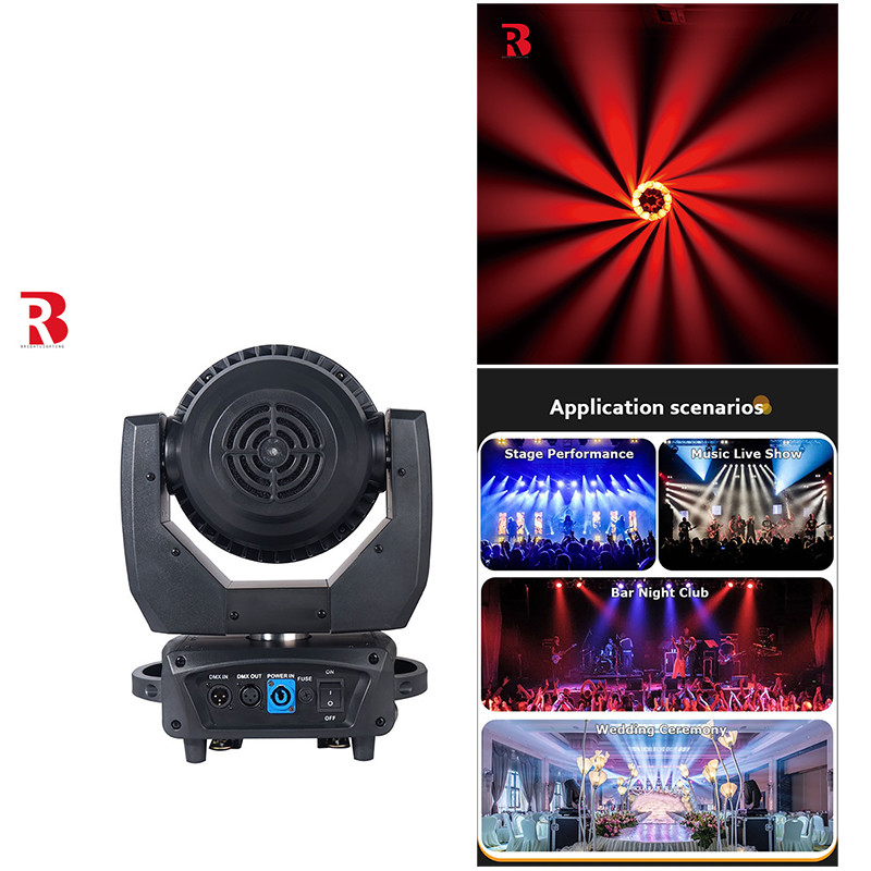 LED RGBW 4in1 DMX 19x15w Beeye Moving Head Wash Light per Night Club DJ Stage
