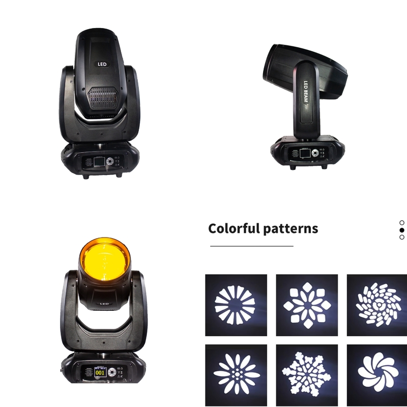 DMX512 LED 200w Indoor Beam Moving Head Wash DJ Stage Light Per Night Club