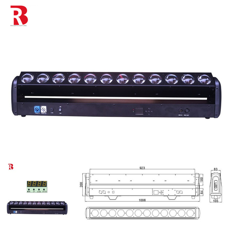 2024 LED di alta qualità 10*30W Beam Moving Head Stage Light Bar DJ professionista per flashing nightclub