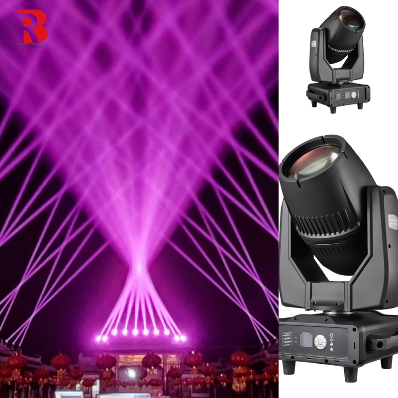 Dj all'aperto Feste Eventi Attrezzature Lampade stagionali impermeabili Ip65 Mini 380w Moving Head Light