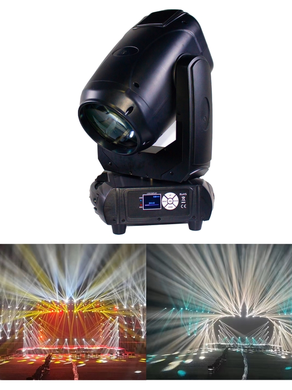 Indoor DMX512 LED 260W Moving Head Stage Wash Beam DJ Light Per Festa Disco