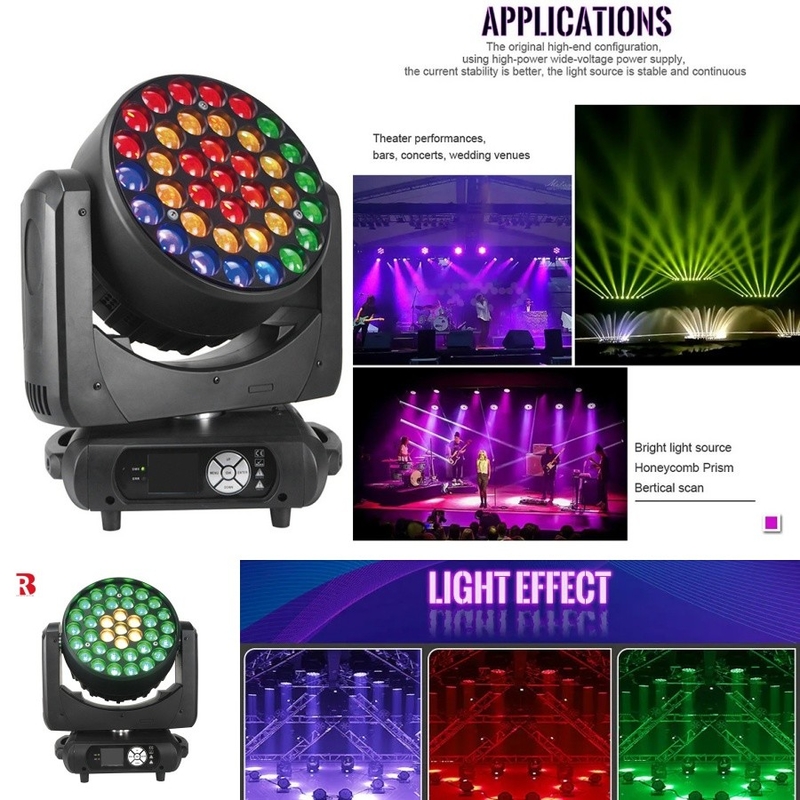 Interfaccia user-friendly Bee Eye Moving Head Light per una rapida navigazione attraverso le impostazioni