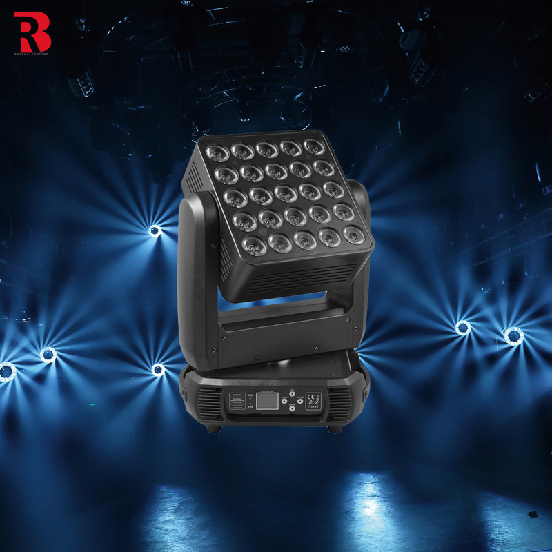 240V 6500K 25*12W CREE RGBW LED Matrix Moving Head Light Per Festa Disco