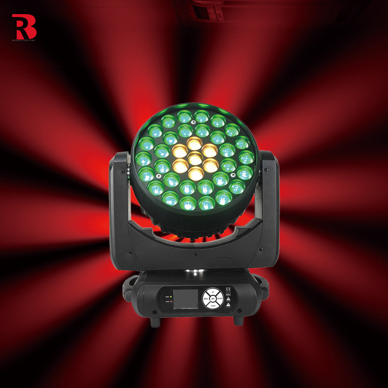 600W 37*15W 4in1 Beeye Auto Gobo LED Moving Head Light per spettacolo professionale