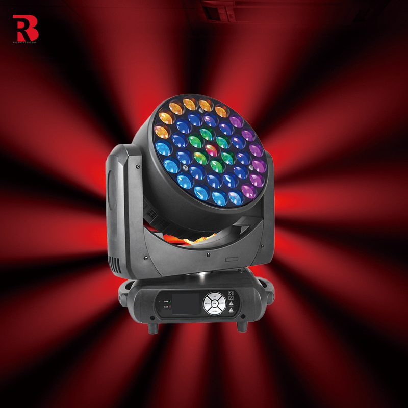 37*15W LED RGBW Infinite Mixture LCD LED Moving Head Light Per Chiesa Disco