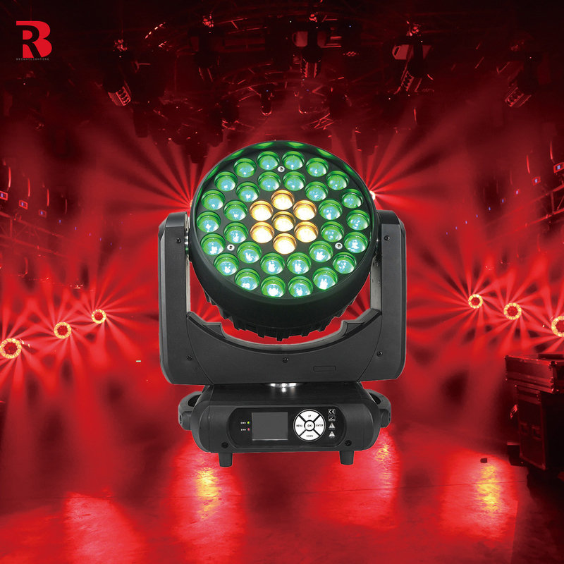 240V 37*15W DMX512 Slave Auto Beeye LED Moving Head Light per l'intrattenimento
