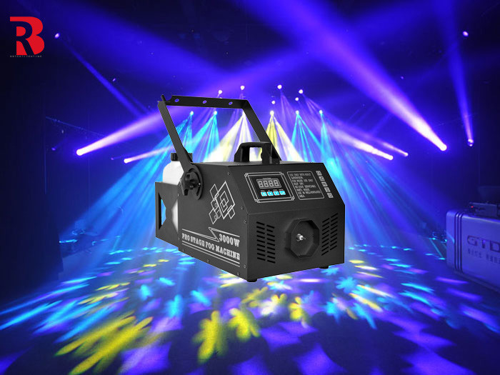 Macchina per il fumo di nebbia 3000W DMX Hood Remote Control per palcoscenico professionale