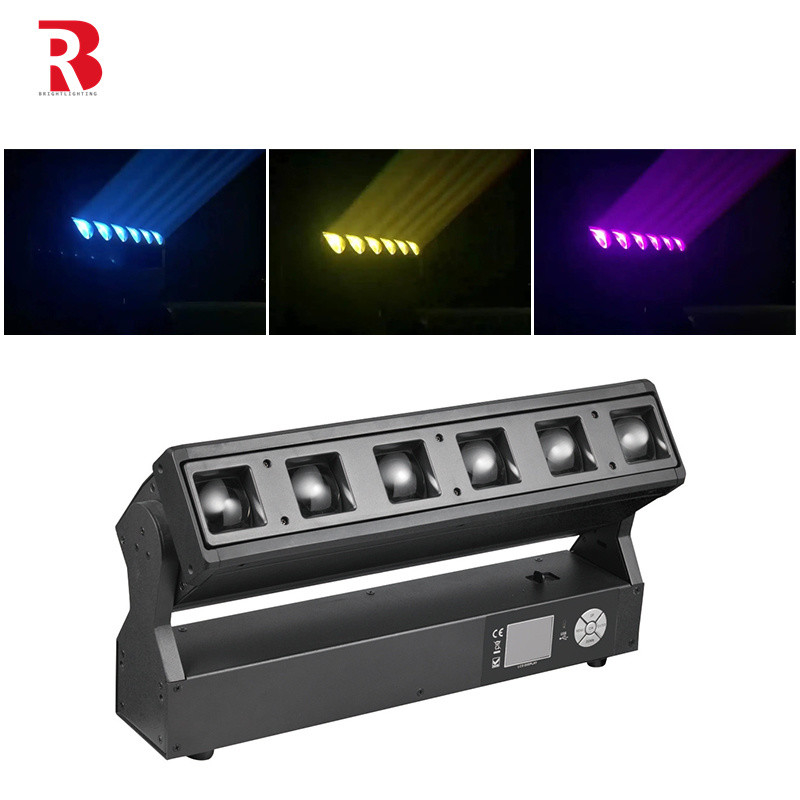 Luci DJ professionali Disco DJ attrezzature 6pcs 40w RGBW 4in1 Led Par Bar Stage Lighting