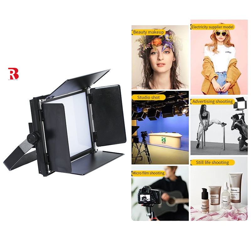 Luce di studio a LED con frequenza regolabile Strobe 1-25 volte/sec In colore nero