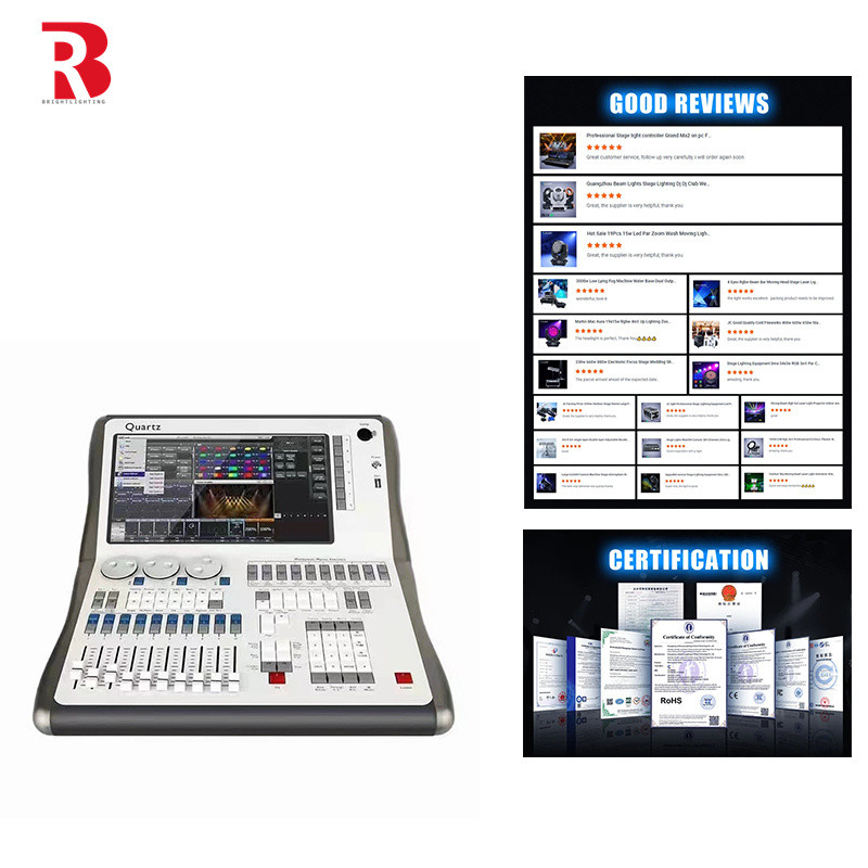 DMX512 Controller di illuminazione di palcoscenico QUARTZ con cinque sistemi per lo spettacolo