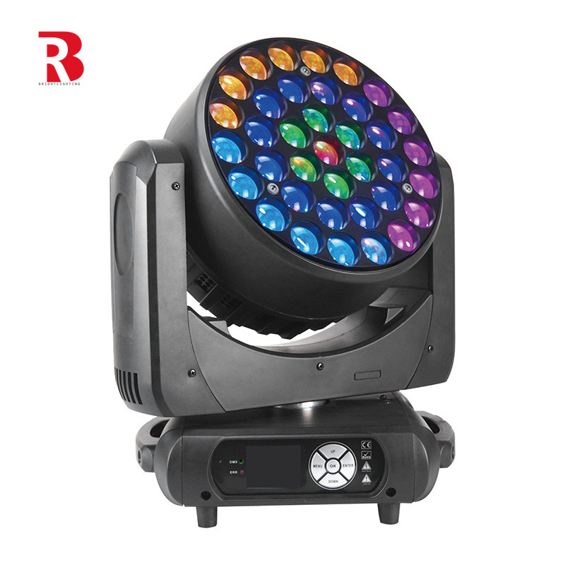 Controllo DMX della luce della fase dell'attrezzatura del DJ Beeye Zoom 37*15W Lavaggio della testa mobile