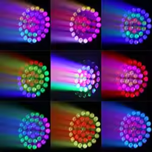 Controllo DMX della luce della fase dell'attrezzatura del DJ Beeye Zoom 37*15W Lavaggio della testa mobile