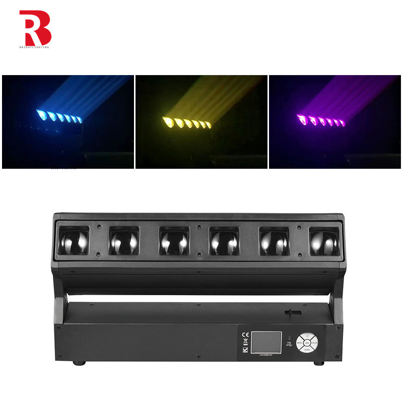 Zoom Bar 6pcs 40W RGBW LED per eventi LED Pixel Framing Stage Light