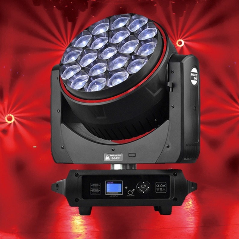 4in1 LED Moving Head Stage Light 19*40W Bee's Eye Factory