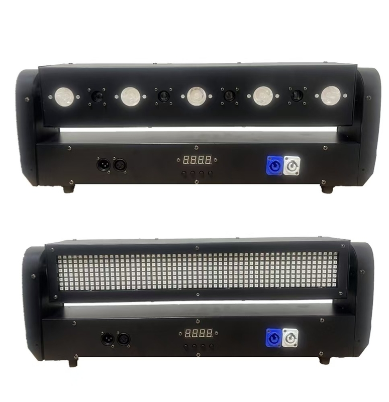 Faccia doppia 5+4 Fascio laser Strobe Moving Head Light 19CH Canali di controllo DMA