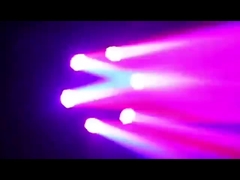 3in1 Laser Beeye Beam Moving Head Light 6 CREE 10W RGBW Lampade