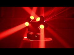 Laser rosso-verde DMX512 Ruota di fuoco a doppia testa