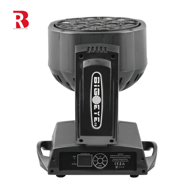4 in 1 Bee Eye 19x15w Moving Head Light LCD Display Colorato Per Matrimonio