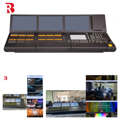 Pro Stage RDM DMX512 Console Moving Head Light Controller di sistema Linux Tre schermi