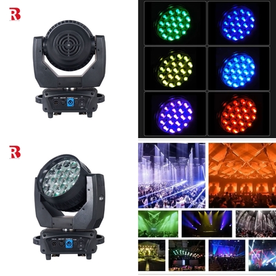 LED Zoom Wash 4in1 DMX Moving Head Light Beeye Stage 19*15W RGBW Per Concerto
