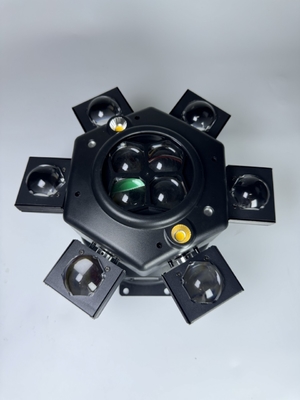 3in1 Laser Beeye Beam Moving Head Light 6 CREE 10W RGBW Lampade