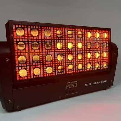 RGB 36PCS Testa mobile Tempesta Fuoco di striscia Testa mobile Fabbrica di luci